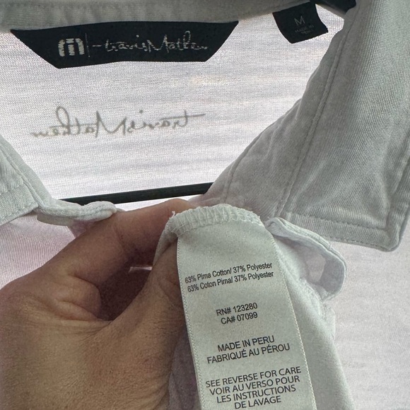 Travis Mathew white Polo Shirt - Picture 11 of 13
